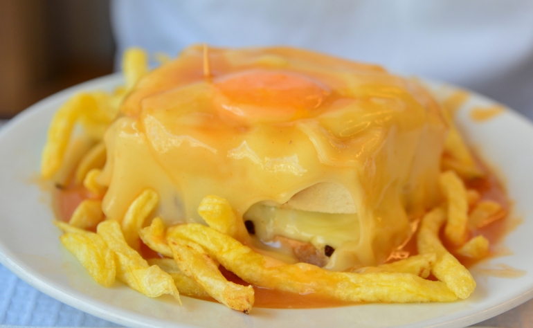 Taste the delicious and traditional Francesinha Sandwich